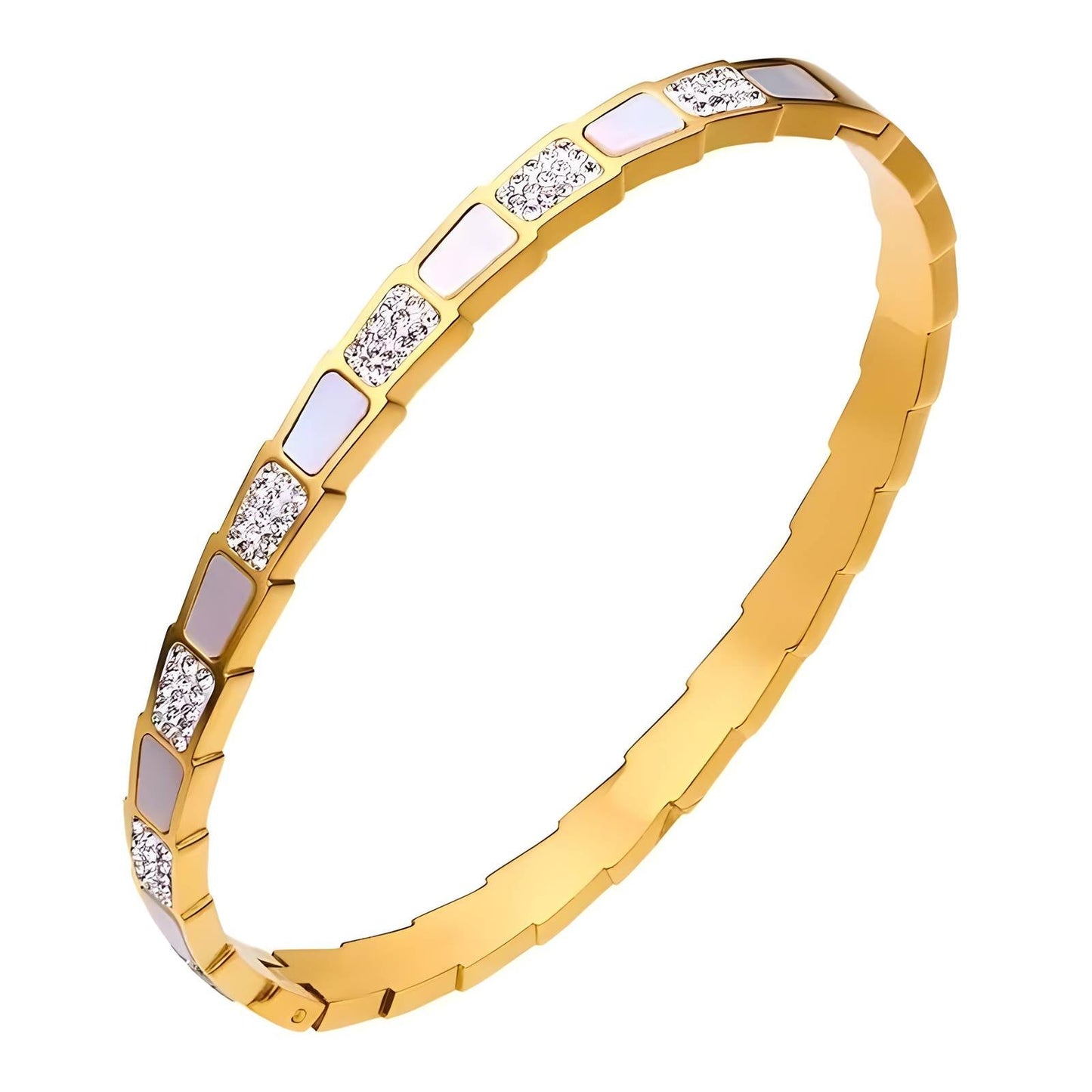 18K gold plated Stainless steel bracelet, FTM JEWELRY - FTM JEWELRY