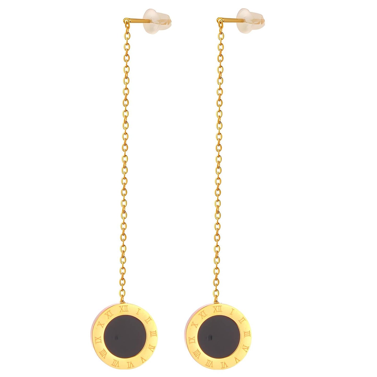 Earrings, 18K Gold Plated Steel - FTM JEWELRY