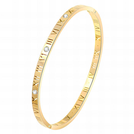 18K gold plated Stainless steel bracelet,  FTM JEWELRY