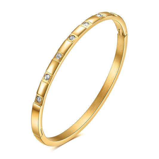 Bracelet, 18K Gold Plated Steel - FTM JEWELRY