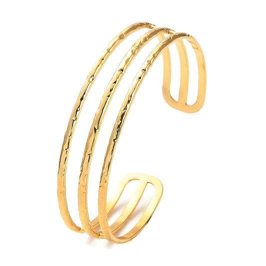 Bracelet, 18K Gold Plated Steel - FTM JEWELRY