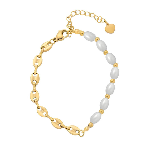 Bracelet, 18K Gold Plated Steel - FTM JEWELRY