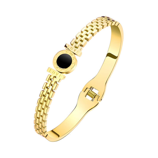 Bracelet, 18K Gold Plated Steel - FTM JEWELRY