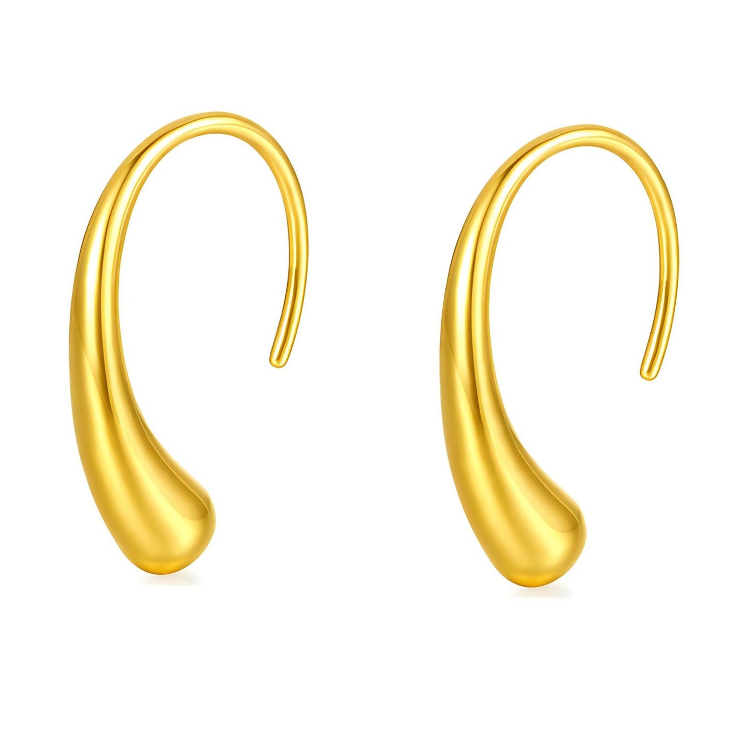 Earrings, 18K Gold Plated Steel - FTM JEWELRY