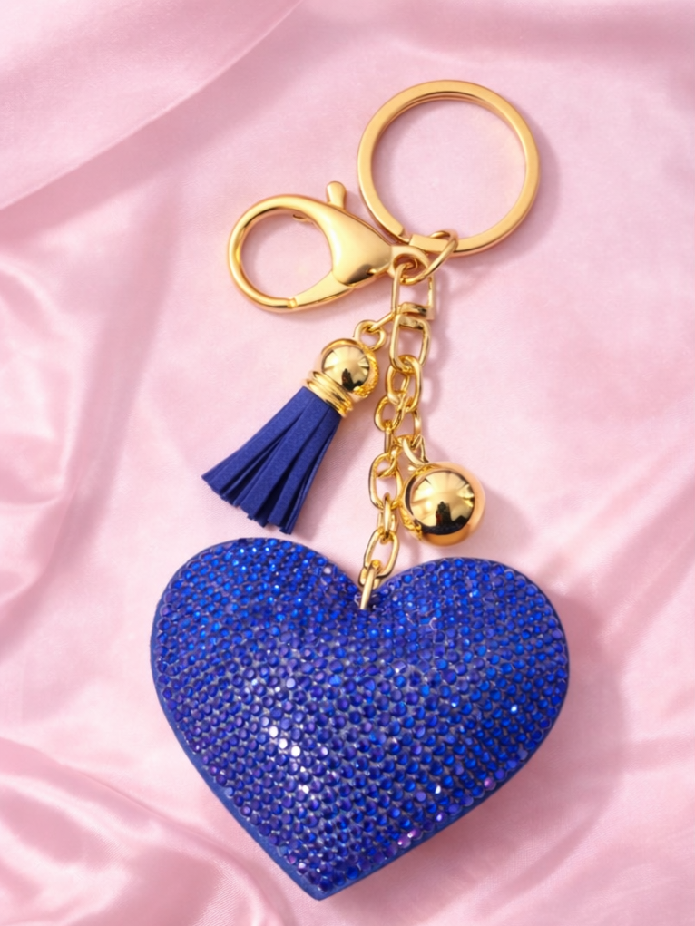 Heart Charm Keychain