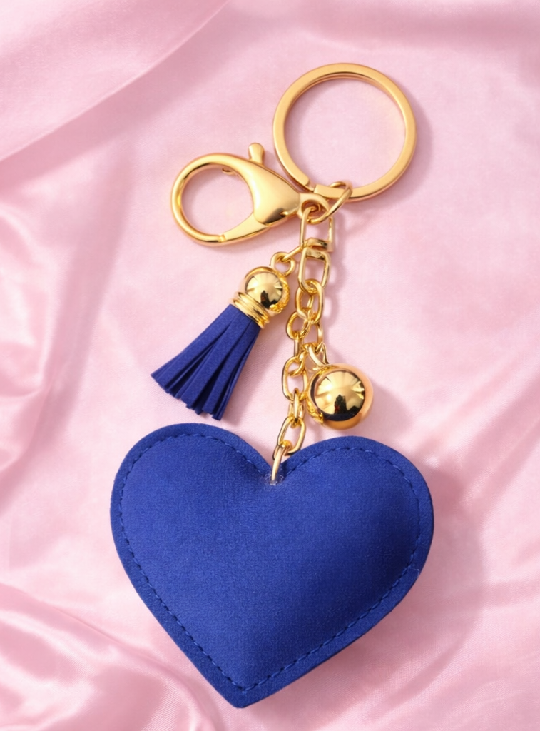 Heart Charm Keychain