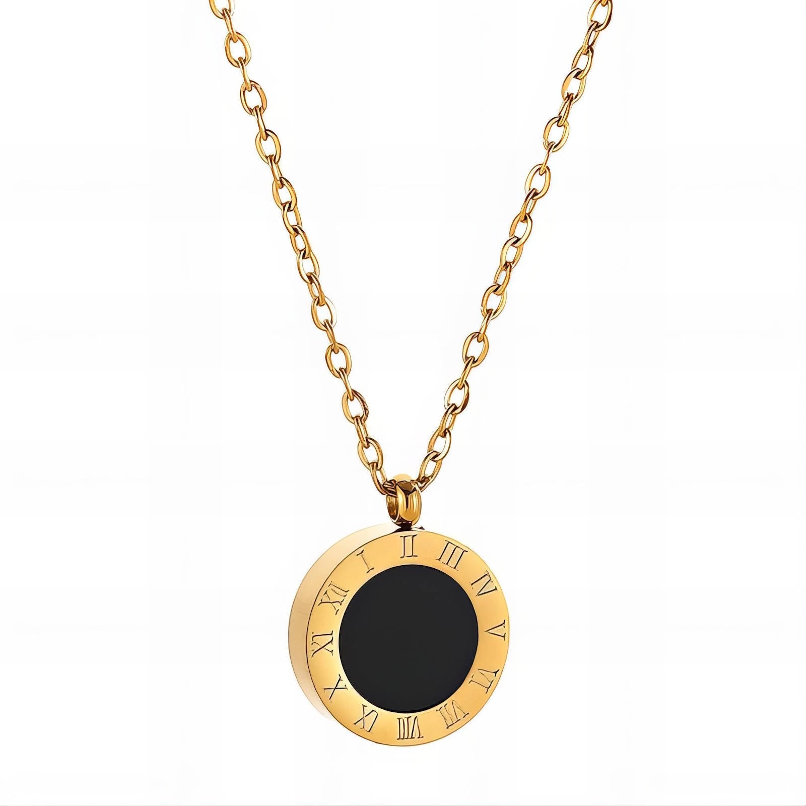 Necklace, 18K Gold Plated Steel - FTM JEWELRY