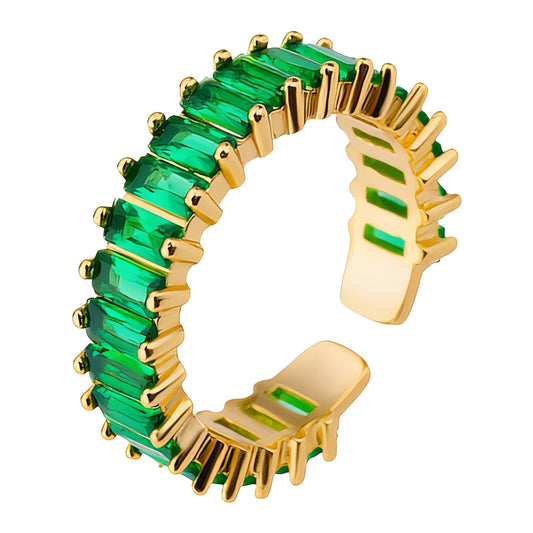 Ring, 18K Gold Plated Steel - FTM JEWELRY