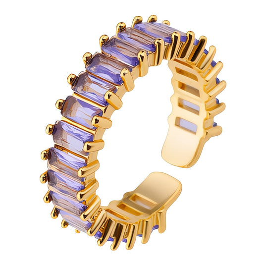 Ring, 18K Gold Plated Steel - FTM JEWELRY