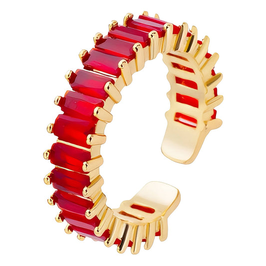 Ring, 18K Gold Plated Steel - FTM JEWELRY
