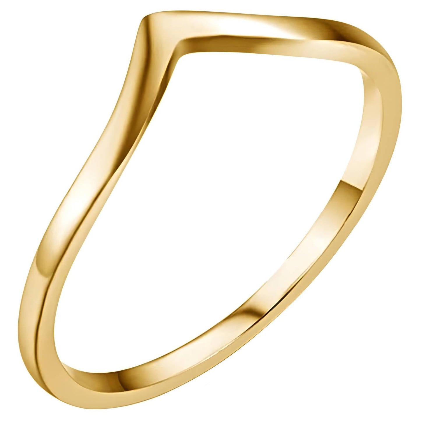 Ring, 18K Gold Plated Steel - FTM JEWELRY