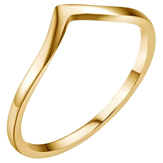 Ring, 18K Gold Plated Steel - FTM JEWELRY